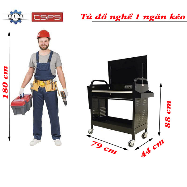 15 mẫu tủ đồ nghề CSPS thông dụng hiện nay