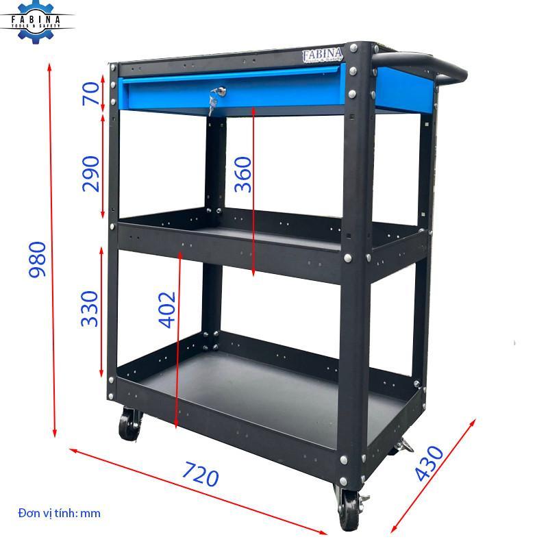 7 Lý Do Xe Đẩy Dụng Cụ Fabina Được Các Thợ Kỹ Thuật Tin Dùng