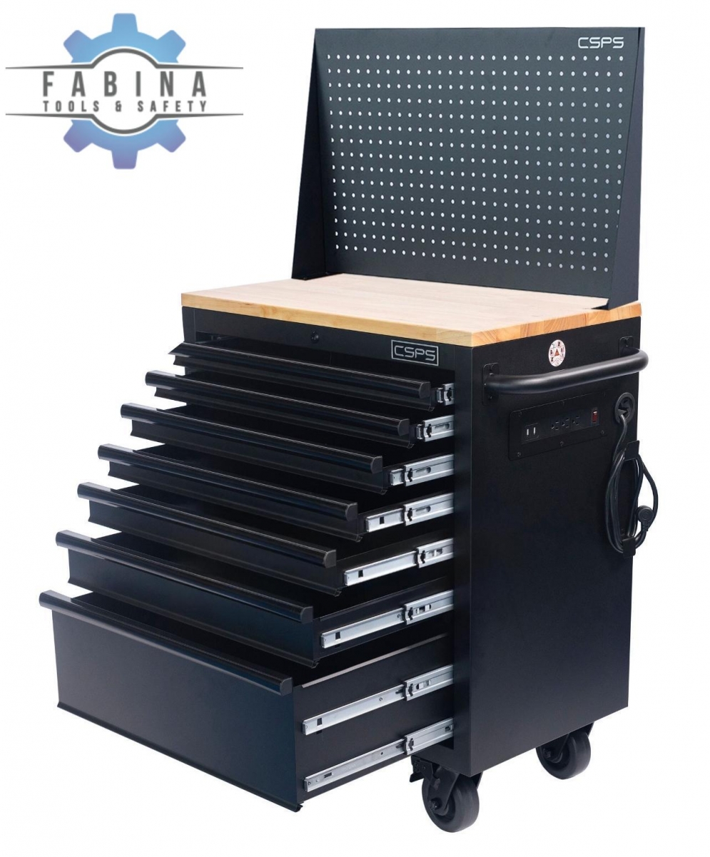 Tủ Đồ Nghề Kết Hợp Vách Lưới