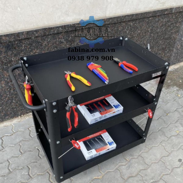 Kệ thép ba tầng Fabina trong các lĩnh vực