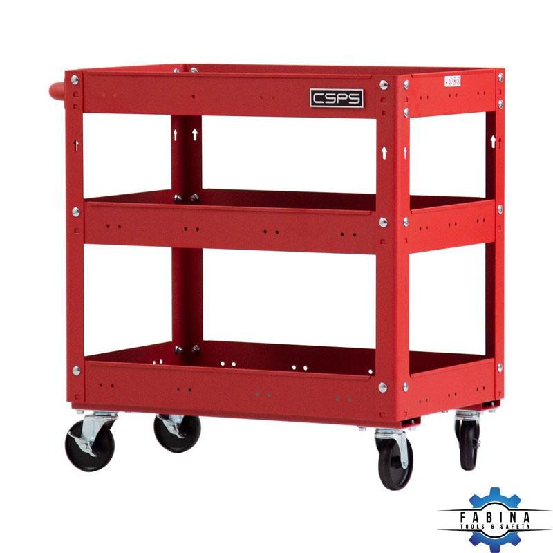 Một chiếc xe đẩy dụng cụ giúp người thợ làm việc nhẹ nhàng hơn như thế nào?