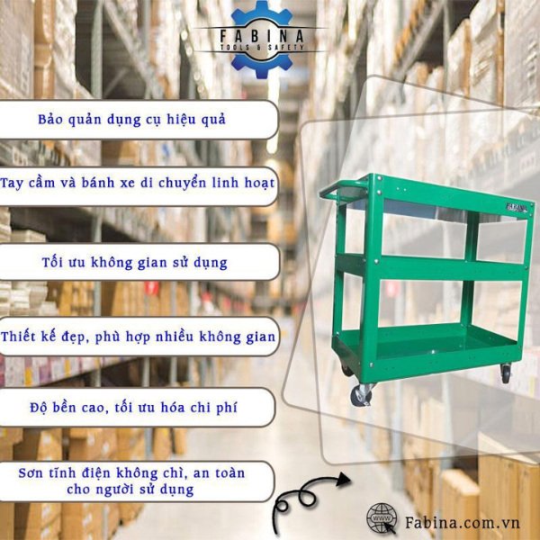 Top 5 Chiếc Xe Đẩy Đồ Nghề Đáng Mua