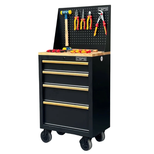 Tủ Dụng Cụ 61cm 4 Hộc Kéo Hỗ Trợ Công Việc Sửa Chữa Hằng Ngày Như Thế Nào?