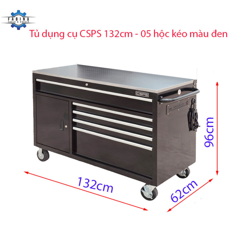 Tủ Đồ Nghề Có Bánh Xe Giúp Tăng Tính Linh Hoạt Khi Làm Việc