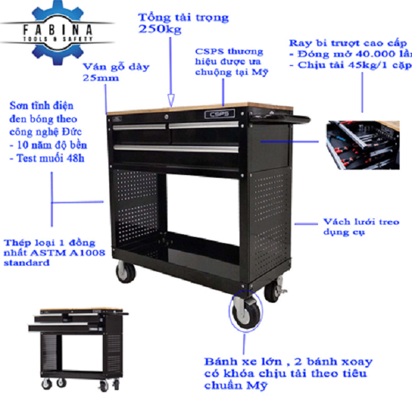 Bảng giá tủ đồ nghề đựng dụng cụ giá rẻ