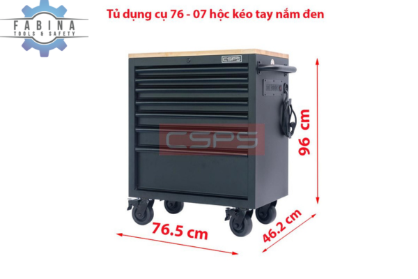 Bí kíp giữ đồ nghề ngăn nắp với tủ dụng cụ 7 ngăn siêu xịn