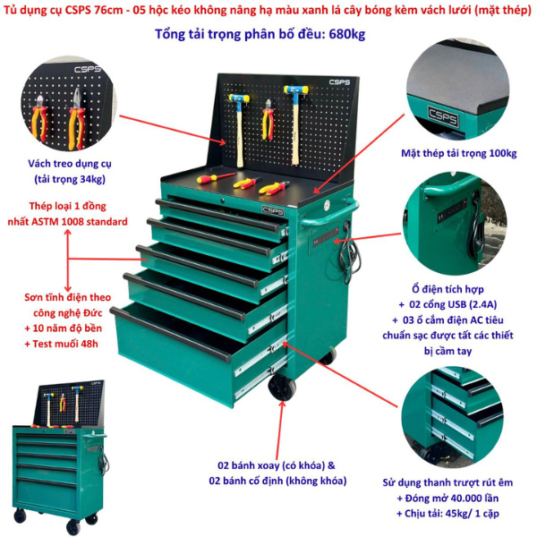 Bí Quyết Chọn Tủ Đồ Nghề Sửa Xe Không Thể Bỏ Qua