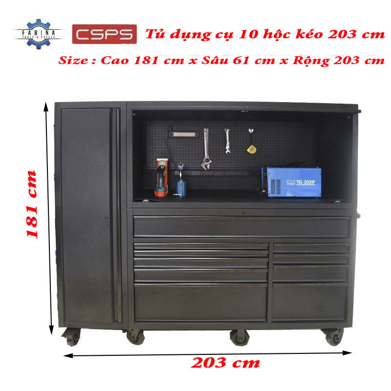 Cả trăm món đồ nghề – chỉ cần một tủ 10 hộc kéo là xong!