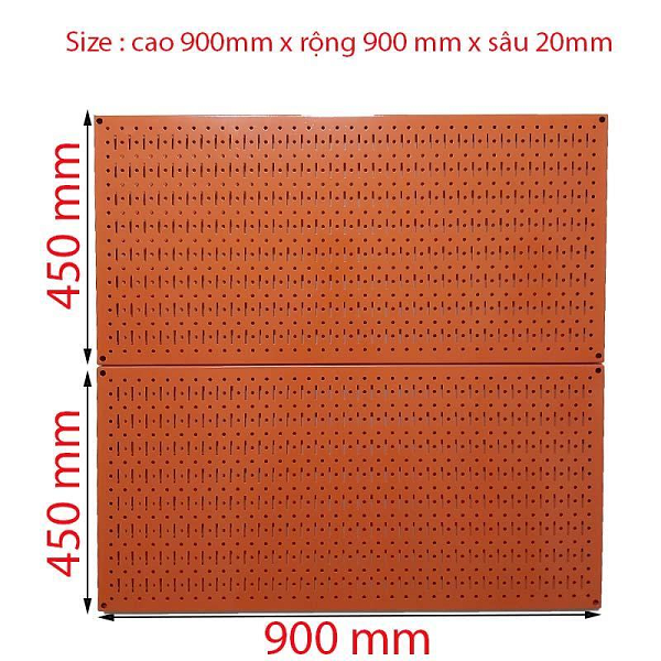 Cách sắp xếp đồ nghề với vách lưới pegboard treo dụng cụ