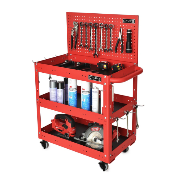 Gara Gọn Gàng Hơn Với Xe Đẩy CSPS 3 Tầng