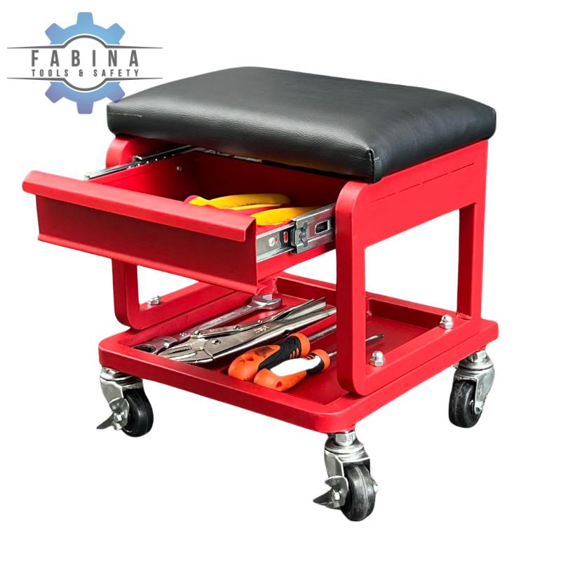 Ghế ngồi sửa chữa xe có ngăn kéo Fabina