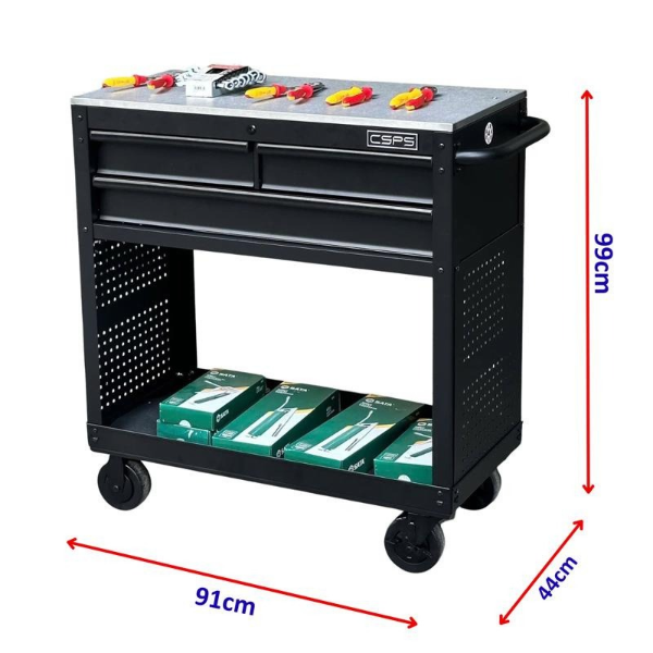 Mẹo Sử Dụng Tủ Dụng Cụ 3 Ngăn Tối Ưu Diện Tích Cho Gara Nhỏ