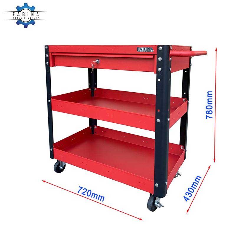 Tận dụng tối đa các khe hẹp chết trong nhà bếp bằng xe đẩy 3 ngăn nhỏ gọn