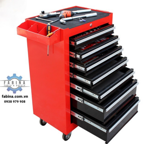 Tăng tuổi thọ dụng cụ gấp 3 lần với tủ dụng cụ 7 ngăn chống va đập