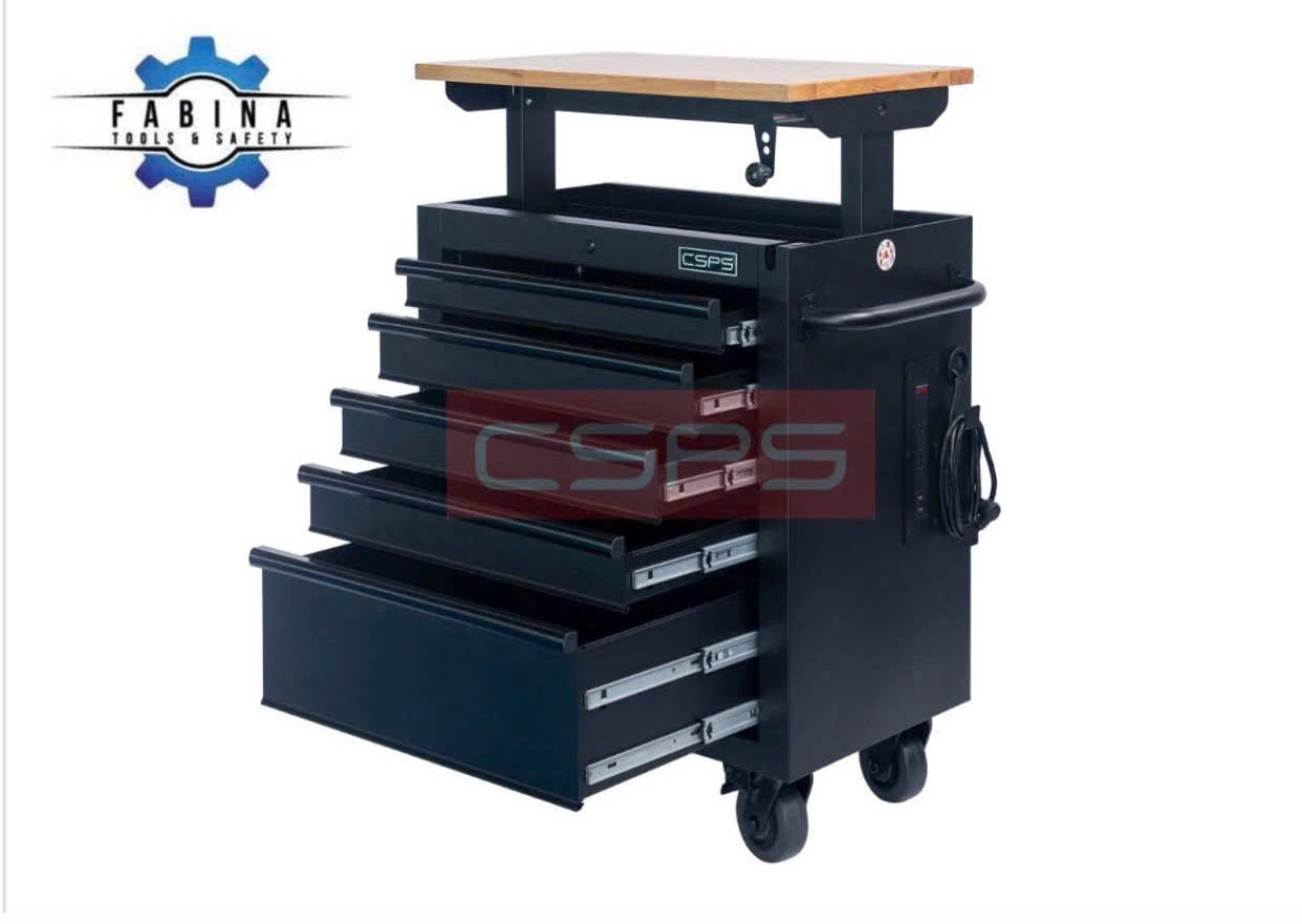 Trước và sau khi dùng tủ dụng cụ 6 hộc kéo nơi làm việc thay đổi thế nào?