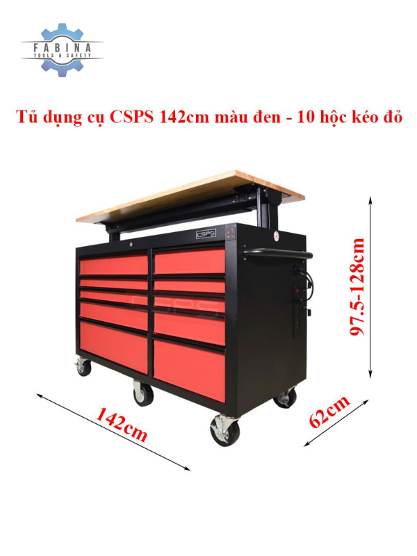 tủ dụng cụ 10 hộc