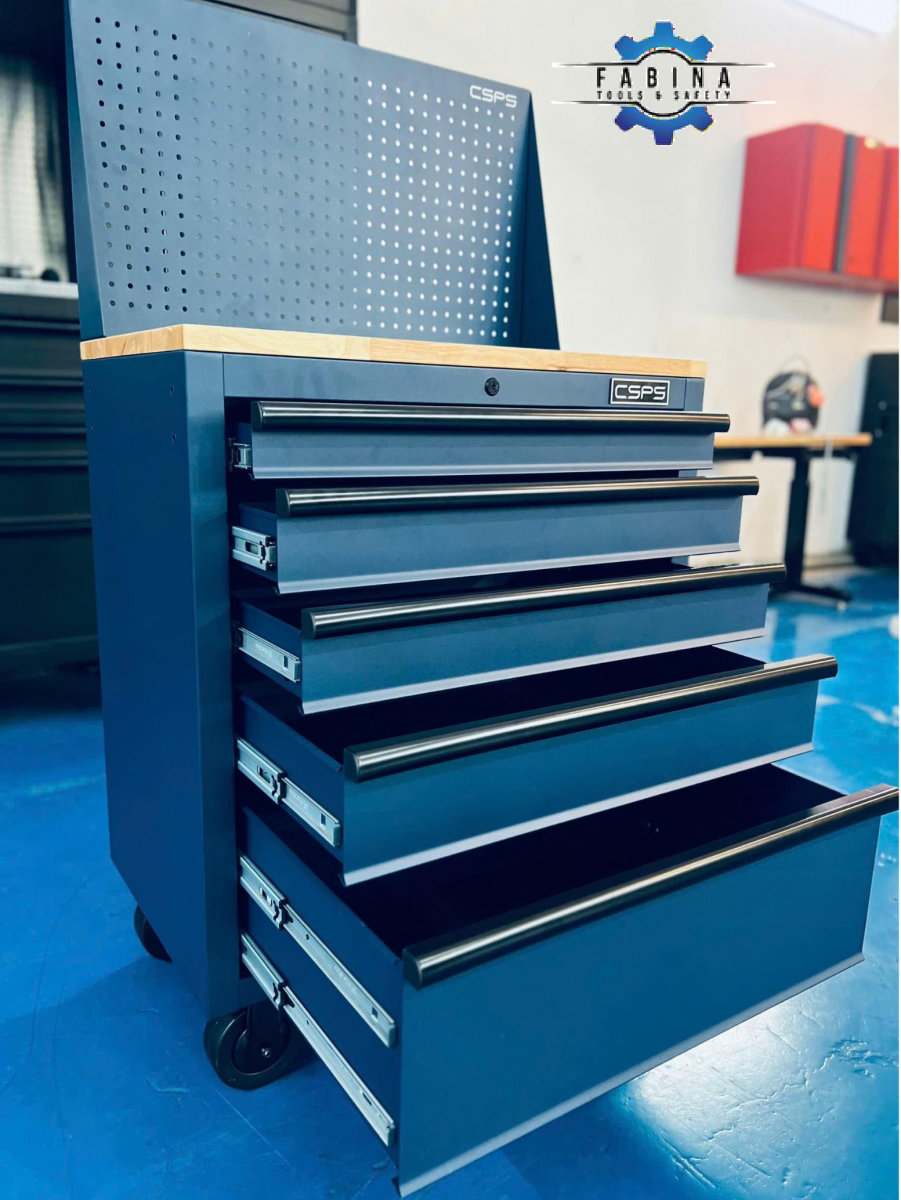 Tủ Đồ Nghề 5 Ngăn Rút Gọn - Thiết Kế Thông Minh Cho Gara Diện Tích Nhỏ