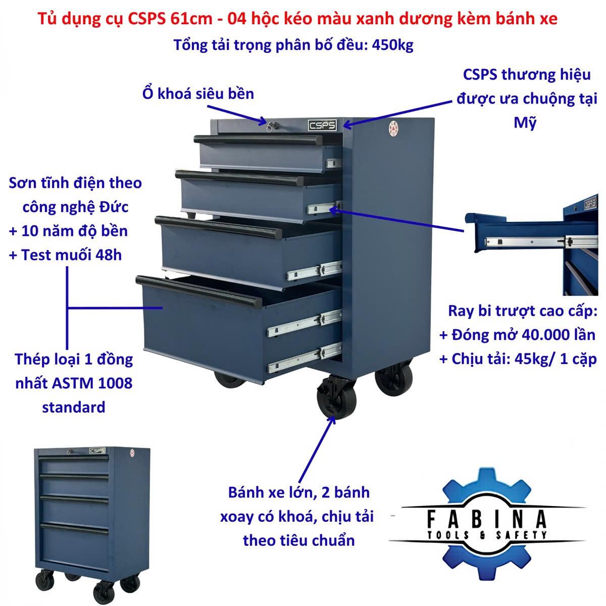 Tủ Dụng Cụ - 4 Ngăn, 4 Bánh Có Đáng Mua Không? 