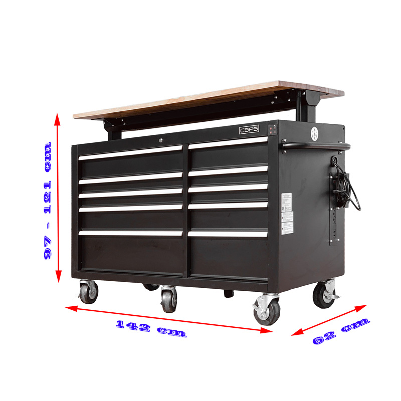 Tủ Dụng Cụ 10 Ngăn Dành Cho Những Xưởng Không Muốn Bị Gián Đoạn Khi Làm Việc
