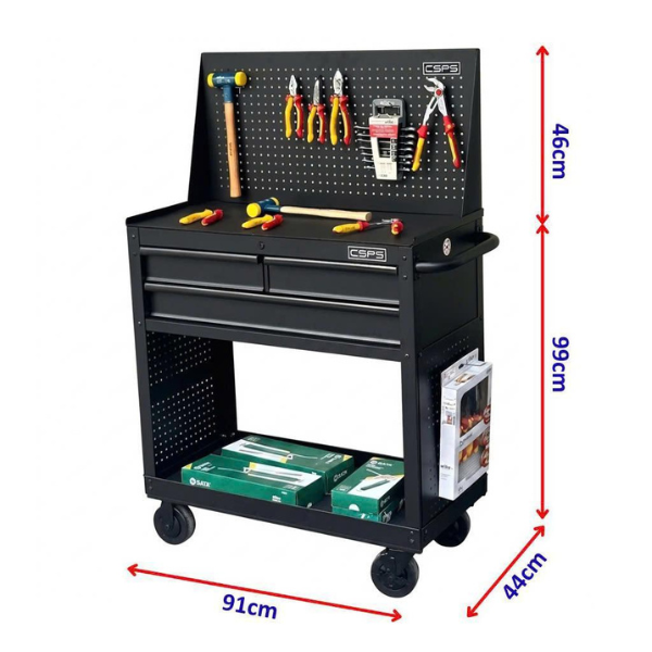 Tủ Dụng Cụ 3 Ngăn – Gọn Đồ Nghề, Thoáng Không Gian