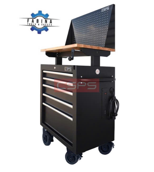 Tủ dụng cụ 5 ngăn: Giải pháp lưu trữ gọn nhẹ cho thợ kỹ thuật hiện đại