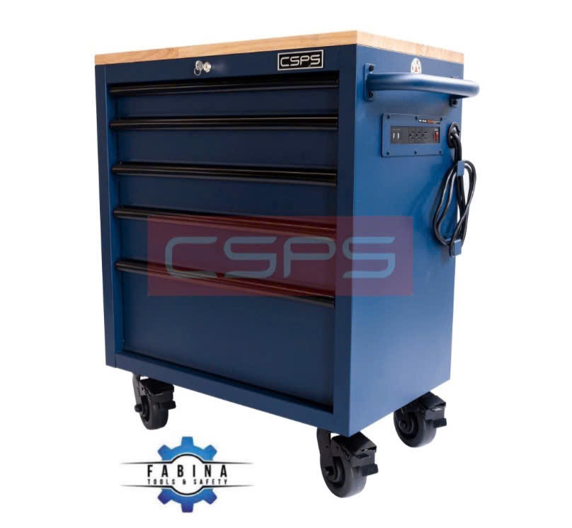Tủ dụng cụ 5 ngăn: Giải pháp lưu trữ gọn nhẹ cho thợ kỹ thuật hiện đại