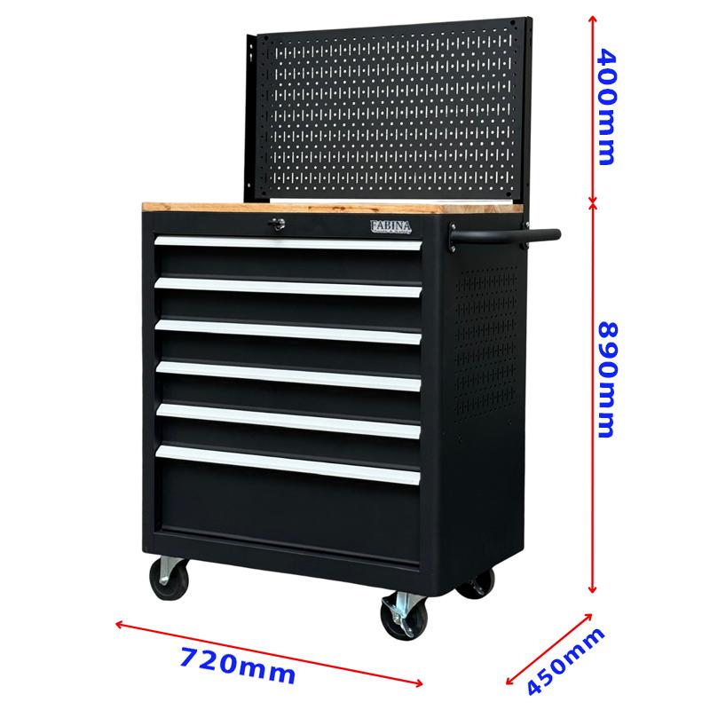 Review Tủ Dụng Cụ 6 Ngăn Kéo FABINA Có Vách Lưới