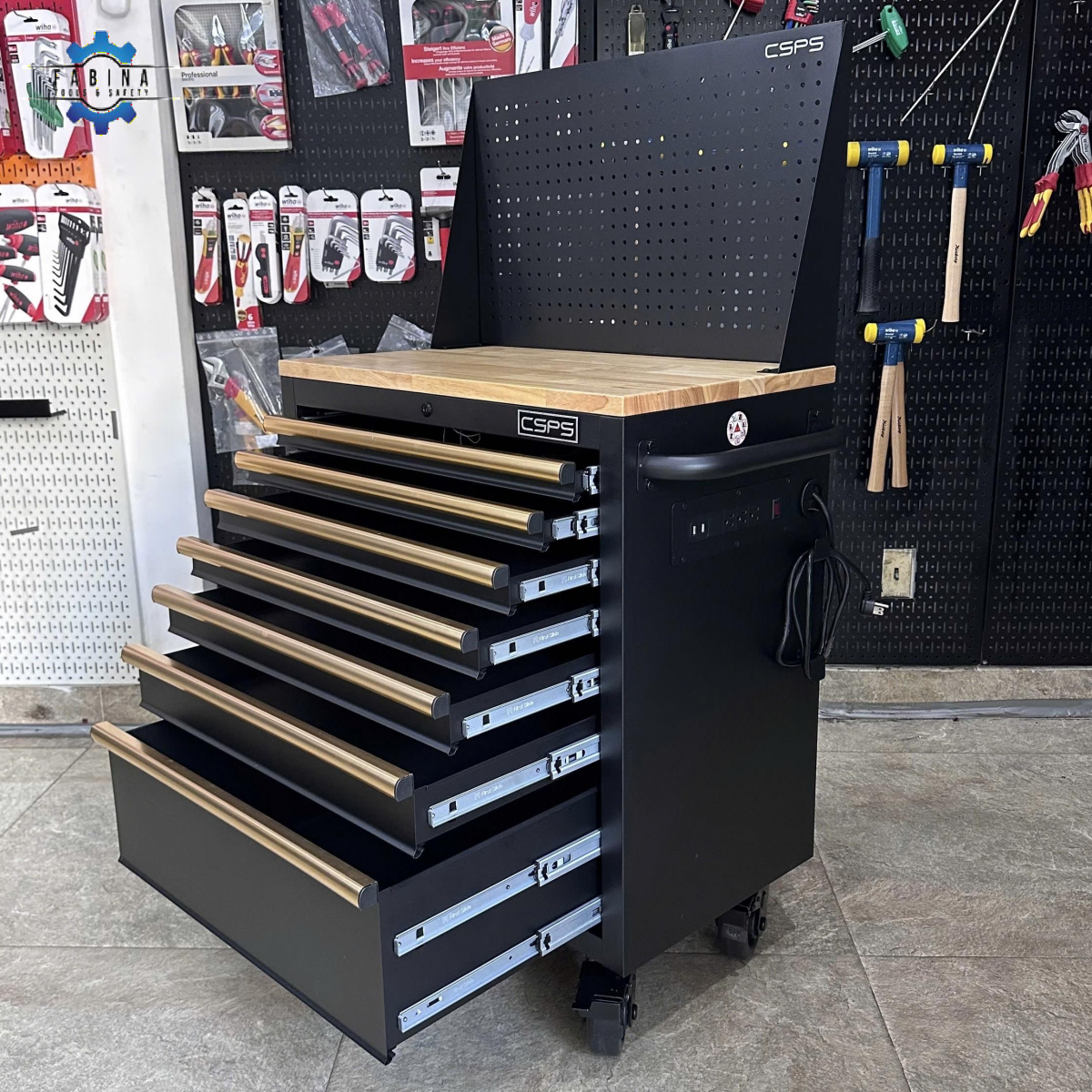 Ngừng thất lạc đồ nghề với siêu phẩm tủ dụng cụ 7 ngăn chuyên nghiệp