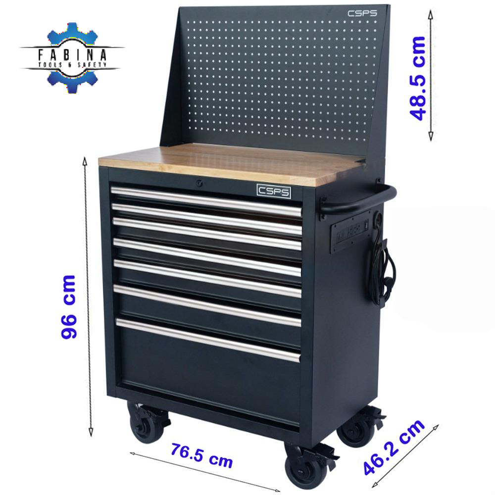 Ngừng thất lạc đồ nghề với siêu phẩm tủ dụng cụ 7 ngăn chuyên nghiệp