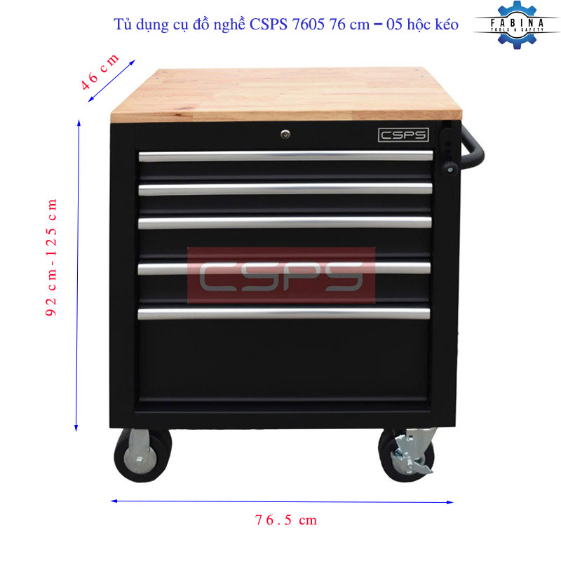 Không Gian Xưởng Nhỏ Vẫn Có Thể Chuyên Nghiệp Nhờ Tủ Dụng Cụ Có Bánh Xe FABINA