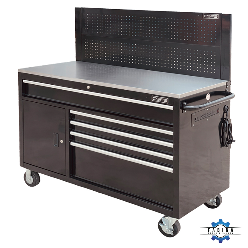 Xưởng Gọn Gàng Nhờ Tủ Dụng Cụ Cơ Khí Có Bánh Xe – Cách Tối Ưu Mà Ít Người Để Ý