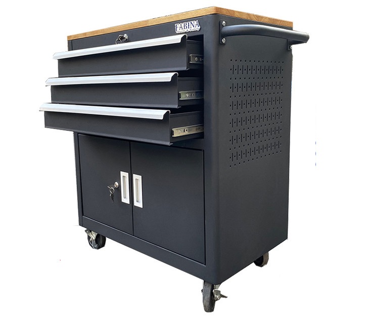 Garage Đông Khách Thường Ưu Tiên Tủ Dụng Cụ FABINA Trước Khi Mở Rộng Thiết Bị