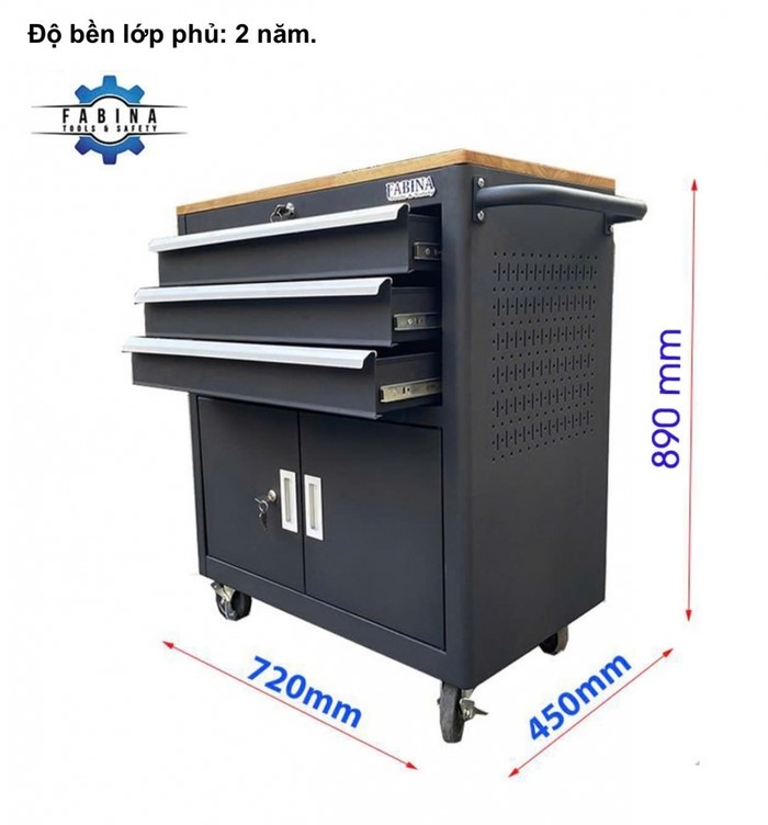 Garage Đông Khách Thường Ưu Tiên Tủ Dụng Cụ FABINA Trước Khi Mở Rộng Thiết Bị
