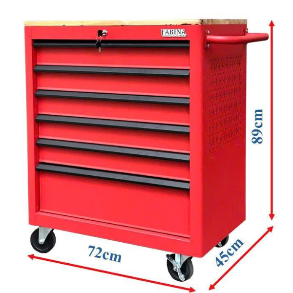 Tủ Fabina 6 Hộc Kéo – Giải Pháp Lưu Trữ Đồ Nghề Gọn Gàng