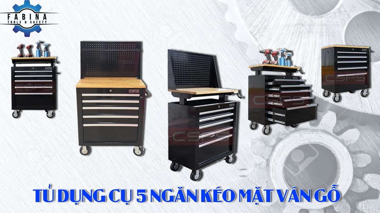 Vì sao dân cơ khí lại ưa chuộng tủ dụng cụ 5 ngăn?