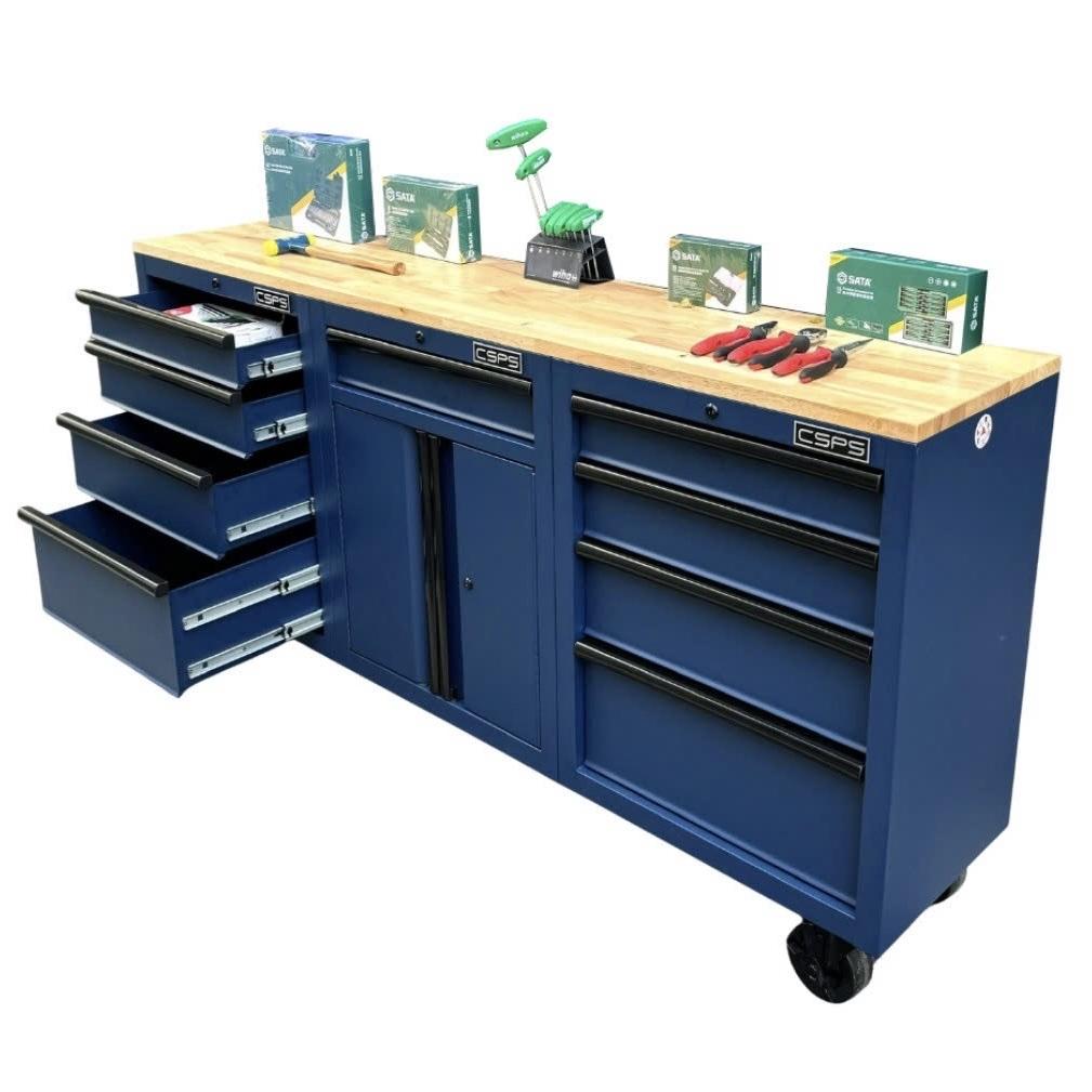 Vì sao tủ dụng cụ CSPS 183cm 09 hộc kéo được nhiều xưởng lựa chọn lâu dài?