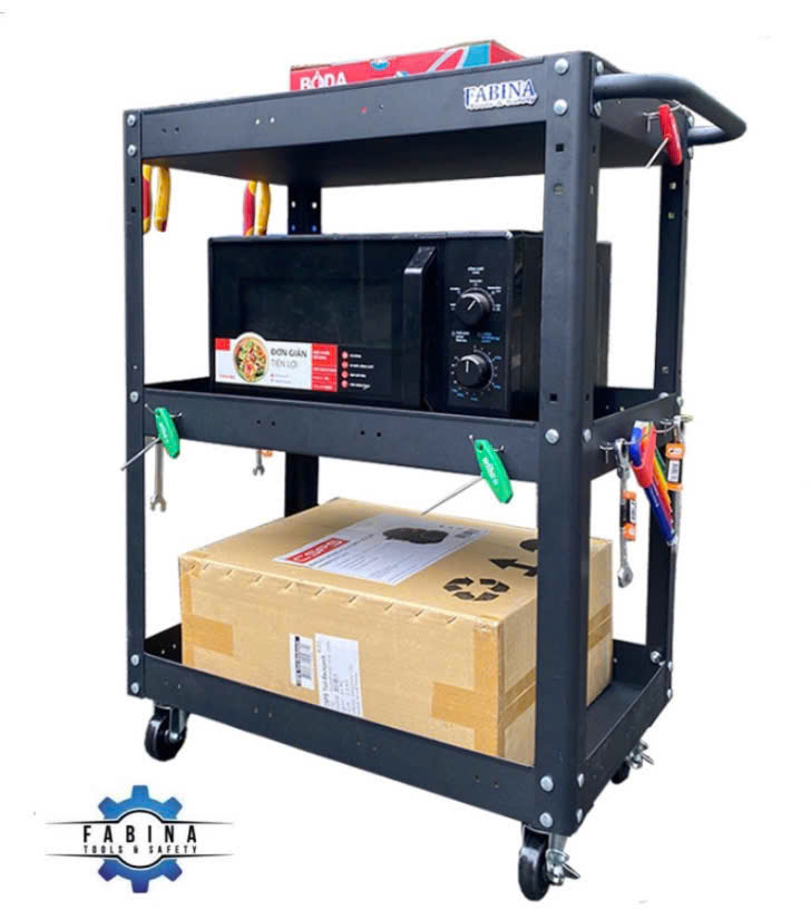 Xe đẩy 3 ngăn CSPS có gì đặc biệt khiến thợ cơ khí không thể bỏ qua?