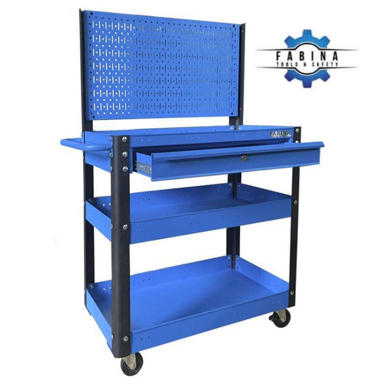 Giải pháp di động cho xưởng cơ khí hiện đại với Xe đẩy CSPS 3 ngăn