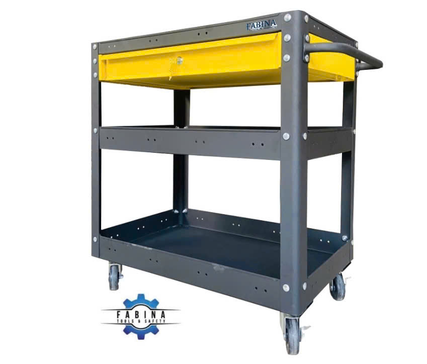 Giải pháp di động cho xưởng cơ khí hiện đại với Xe đẩy CSPS 3 ngăn