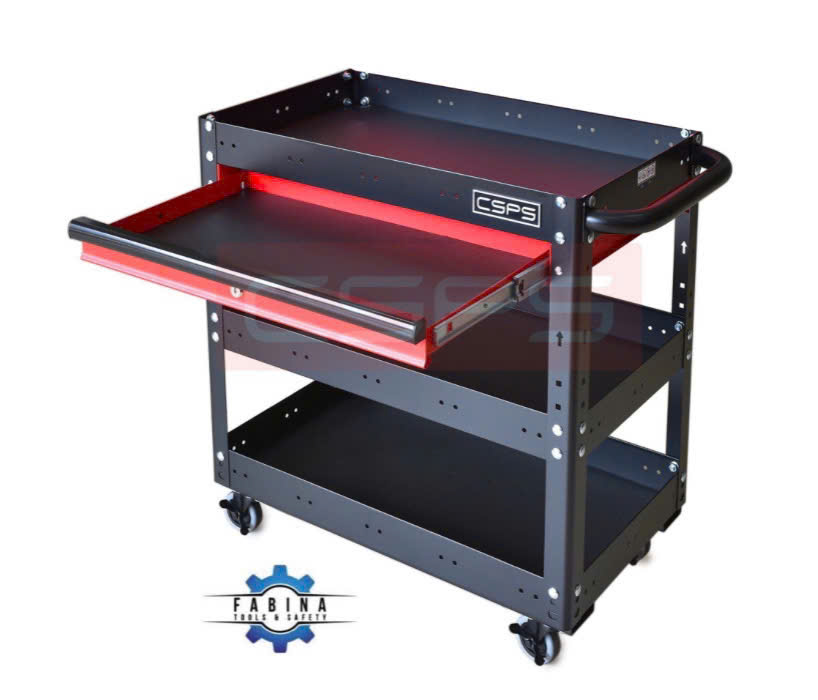 Xe đẩy CSPS 3 ngăn 71cm: Nhỏ gọn nhưng làm được việc lớn
