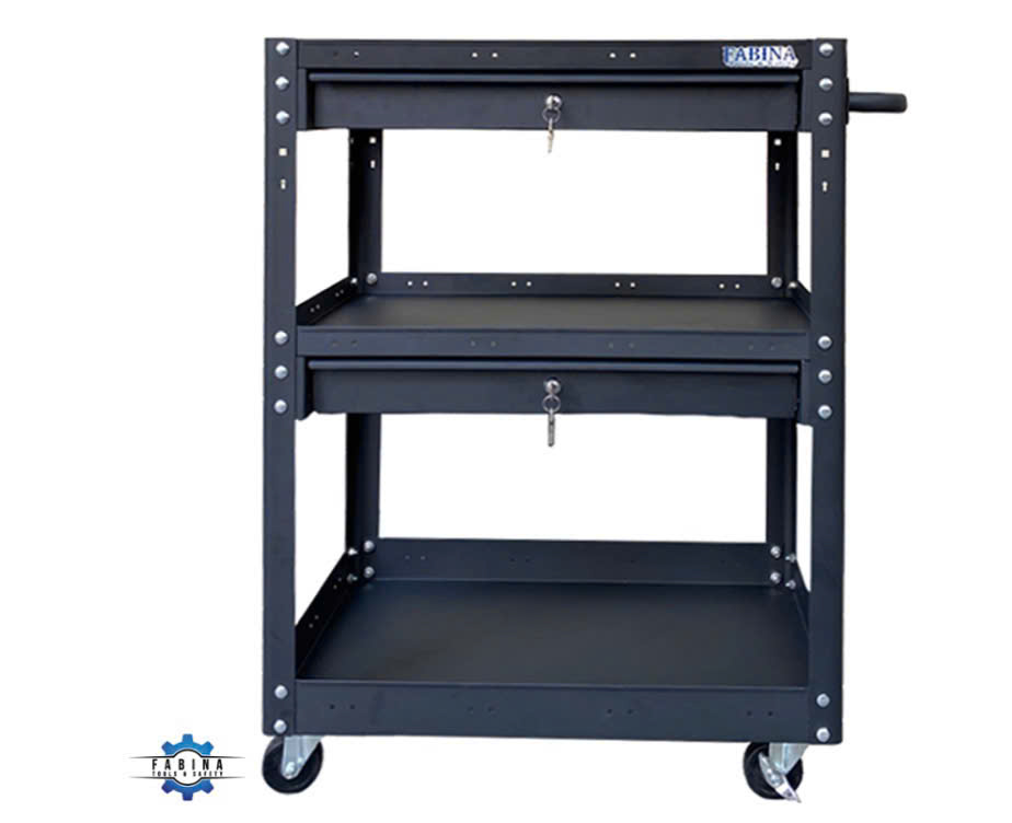 Xe đẩy đồ nghề 3 tầng thiết kế cơ động mang tinh thần nghề nghiệp