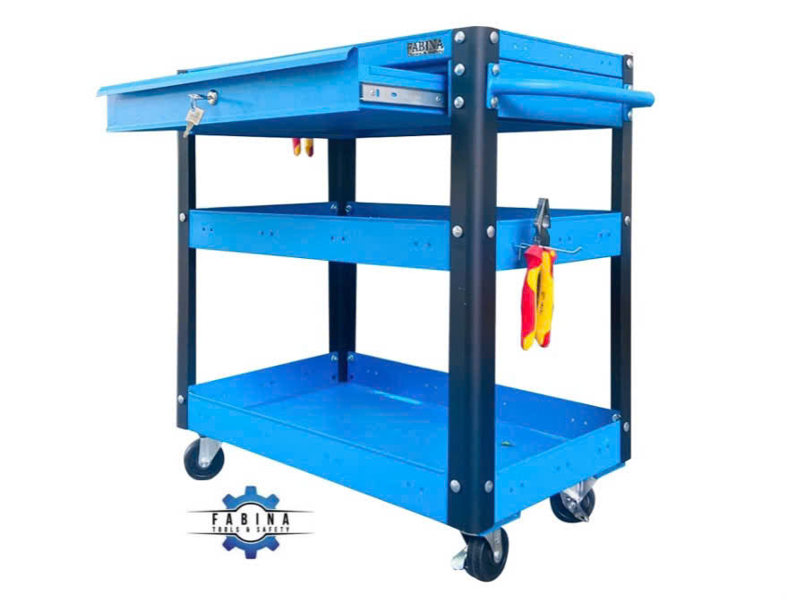 Xe đẩy đồ nghề 3 tầng thiết kế cơ động mang tinh thần nghề nghiệp