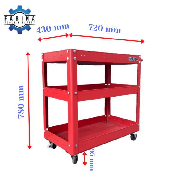 Xe Đẩy Đồ Nghề Fabina – Bí Quyết Tối Ưu Không Gian Làm Việc