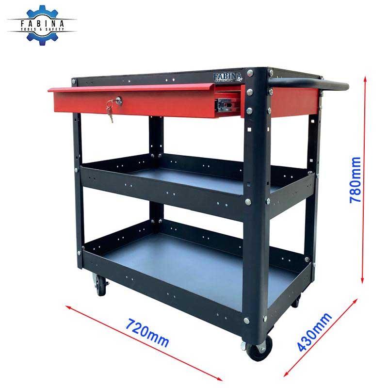 Xe Đẩy Đồ Nghề Giúp Quản Lý Dụng Cụ Gọn Gàng Và Di Chuyển Linh Hoạt