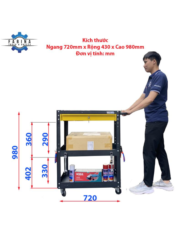 xe đẩy đồ nghề