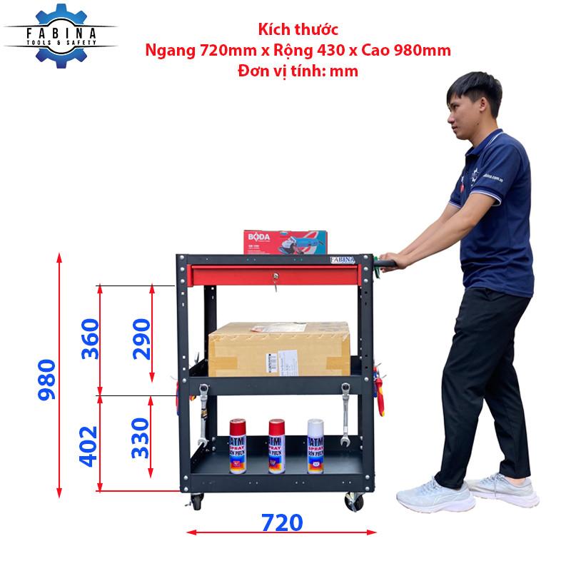 Nâng cao hiệu quả làm việc với xe đẩy dụng cụ