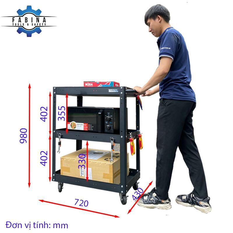 Xe Đẩy Dụng Cụ Fabina Giúp Xưởng Vận Hành Nhanh Hơn Chứ Không Chỉ Gọn Hơn