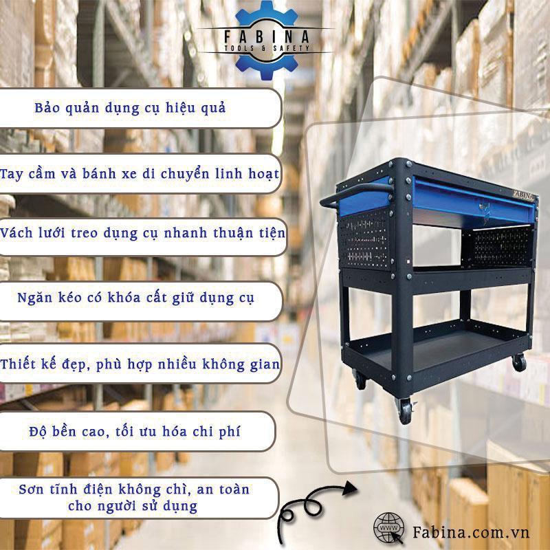 Xe Đẩy Dụng Cụ Là Gì Và Cách Chọn Phù Hợp Cho Xưởng Kỹ Thuật