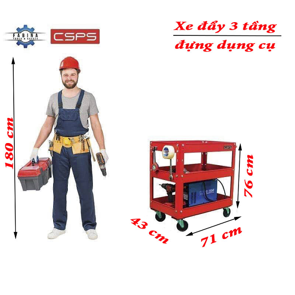 Xe đẩy dụng cụ và lý do nên sử dụng xe đẩy dụng cụ