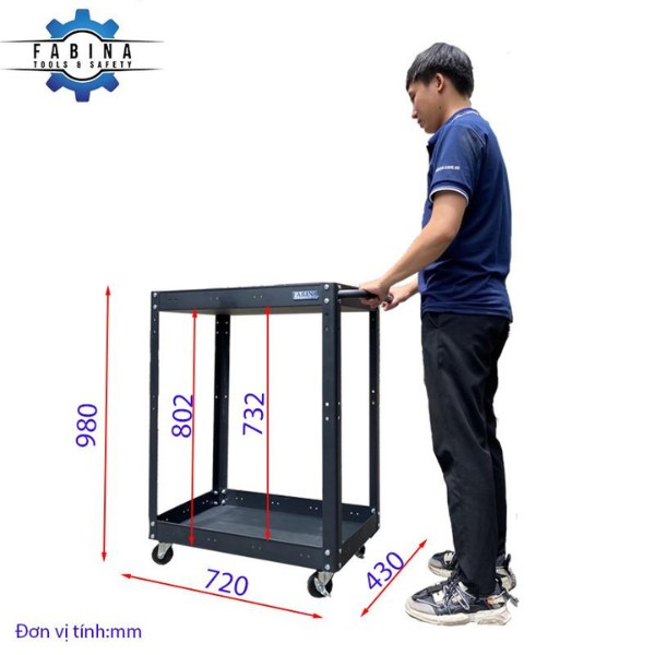 Xe đẩy Fabina – Trợ thủ đắc lực cho mọi không gian làm việc
